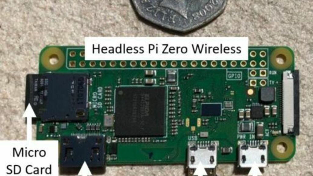 Headless Raspberry Pi Zero Wireless