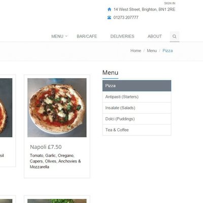 Menus automatically updated